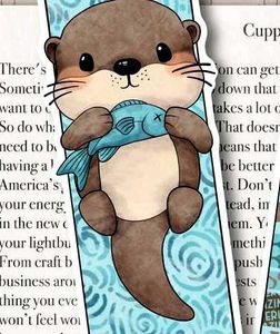 Cute Otter Bookmarks