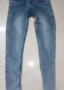 Jeans With Shoulder Belt For Girl