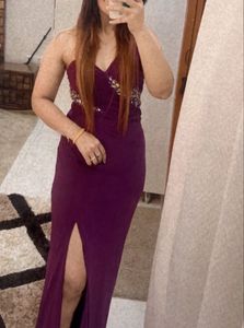 Purple Color Beautiful Dress