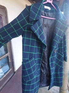 Green Plaid Coat