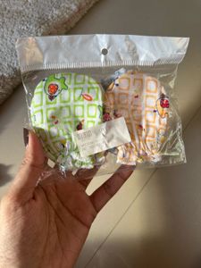 combo Baby Mittens - Strawberry Prints