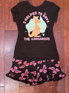 Combo Of Girls Shorts And T-shirt
