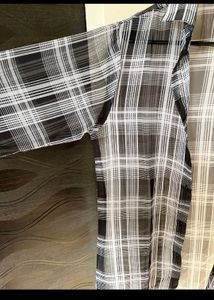 Black &amp; White Checked Shirt