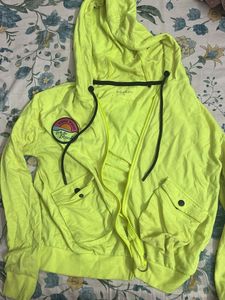 Neon Yellow Studiofit Hoodie