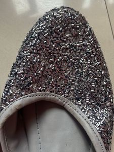 Sparkling Silver Mules