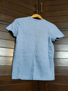 Dickies Boy Blue Cotton Graphic Print Tshirt
