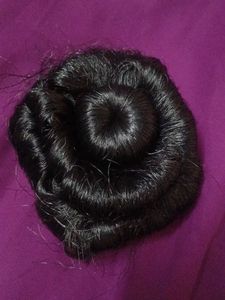Black Hair Bun