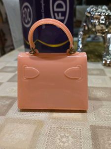 Mini Pink Jelly Purse