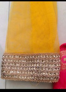 Patiala Suit With Thread Embroidery Work