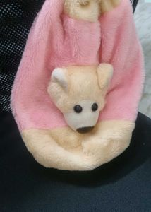 Cute Plush Bear Pouch