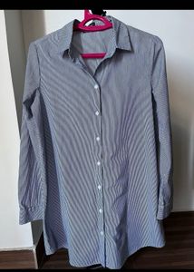 Forever 21 Striped Button Down Shirt