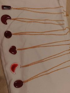 Resin Locket Necklace