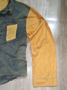Unique Two-Tone Denim Jacket
