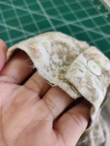 Beige flowery shirt