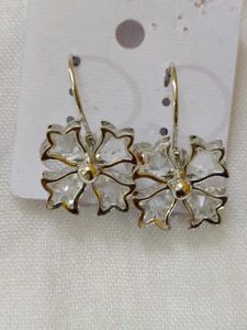 Flower Crystal Earrings