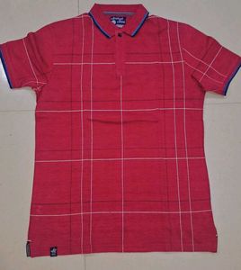Amstead Jeans Red Polo
