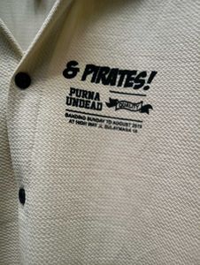 Rubber Printed Knit Shirt (Oversized)