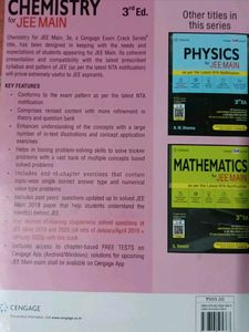 CENGAGE CHEMISTRY FOR JEE