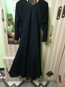 Black Strecheble Abaya