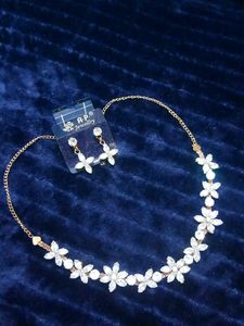 AD Necklace With Earrings