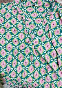 Patterned Green Top