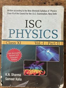 ISC Physics Class XI