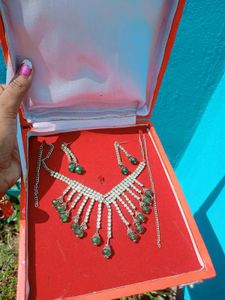 Red &amp; Crystal Jewelry Set