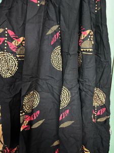 Black Halter neck Maxi Kurti/dress