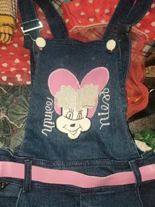 Beby Girl Denim Dungree.