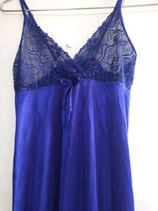 Lace Trim Nightie with robe