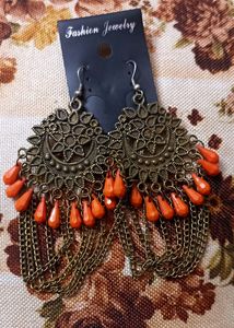 Orange Earrings