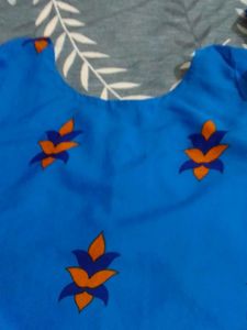 Stylish Blue Kurta with duppata