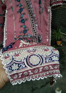 Elegant Pink Printed Kurta Set