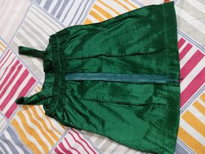 Dark Green Colour Party Wear Top