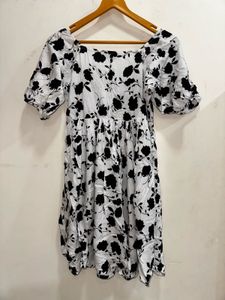 Floral Print Mini Dress