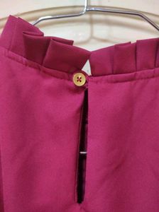 Maroon Top