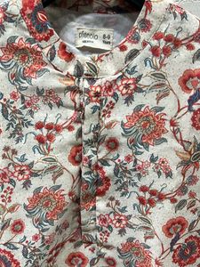 Unisex Beautiful Floral Printed Kurta