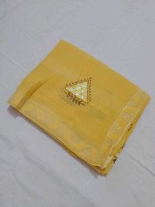 Beautiful Zari Border Saree