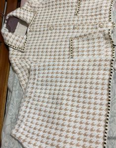 warm tweed set w/ Bow