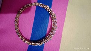 Gold &amp; Crystal Bangle Set