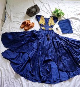 Beautiful Navy Blue Gown