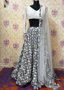Elegant Printed Lehenga Choli Set