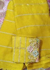 Saree with handwork Blouse