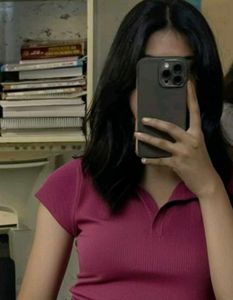 Pink polo T-shirt[Size~S]💗