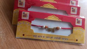 Bhai Pandent Handmade Rakhi