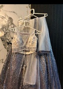 White Grand Lehenga