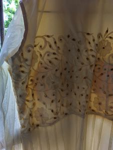 White Anarkali