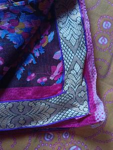 Floral Print Saree