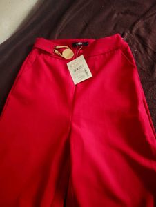 Brand Madame Red Trousers For Girls