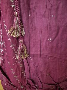 Maroon kurthi festive wear